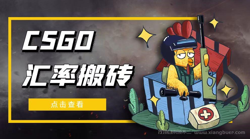 【第262期】外面9800的CSGO汇率搬砖项目，一个月轻松赚几千【选品软件+详细教程】