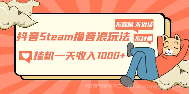 【第491集】抖音Steam撸音浪玩法 挂机一天收入1000+不露脸 不说话 不封号 社恐人群福音