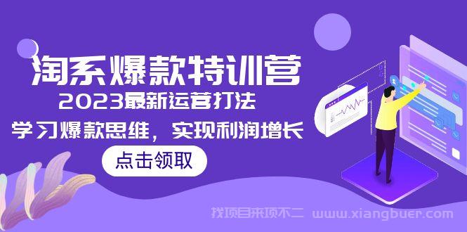 【第506期】2023淘系爆款特训营，2023最新运营打法，学习爆款思维，实现利润增长