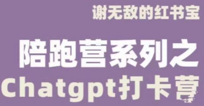 【第931期】谢无敌ChatGPT打卡营，教你更好地使用ChatGPT来提高工作效率