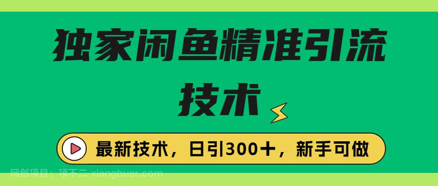 【第2456期】独家闲鱼引流技术，日引300＋实战玩法