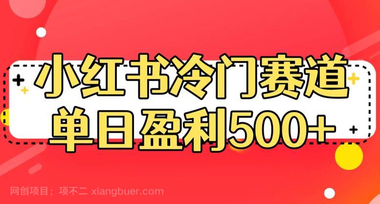 【第2575期】小红书冷门赛道，单日盈利500+【揭秘】