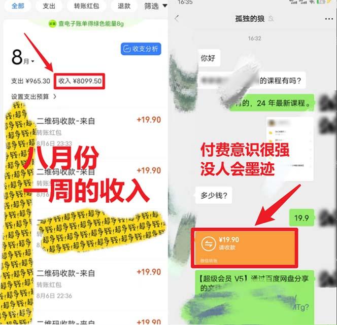 【第2837期】靠英语四级，一天1000+不懂英语也能做，小白保姆式教学 (附:1800G资料）