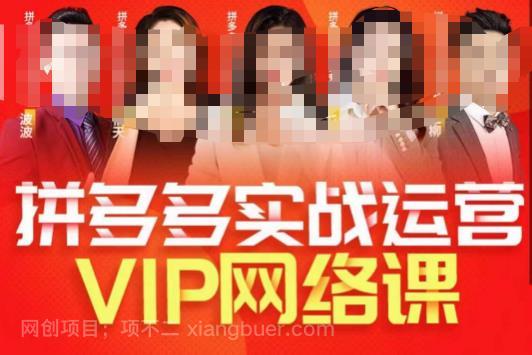 【第2968期】推易拼多多VIP全套直播课程，拼多多店铺实操玩法+实战玩法选款内功+直通车高阶等