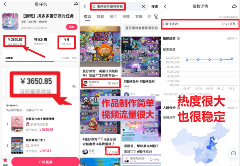 【第3062期】靠蛋仔派对日入3600+，会截图就能做，保姆式教学 无脑操作（教程+资料）