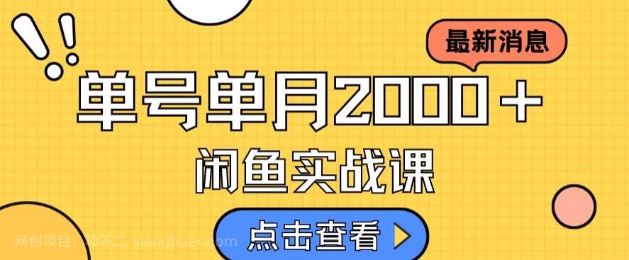 【第5863期】最新闲鱼日入500＋，虚拟资料变现喂饭级讲解