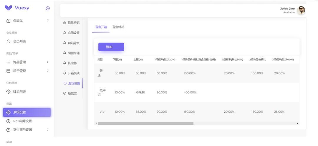 【第6252期】实物盲盒抽奖平台源码，带视频搭建教程【仿CSGO开箱UI】