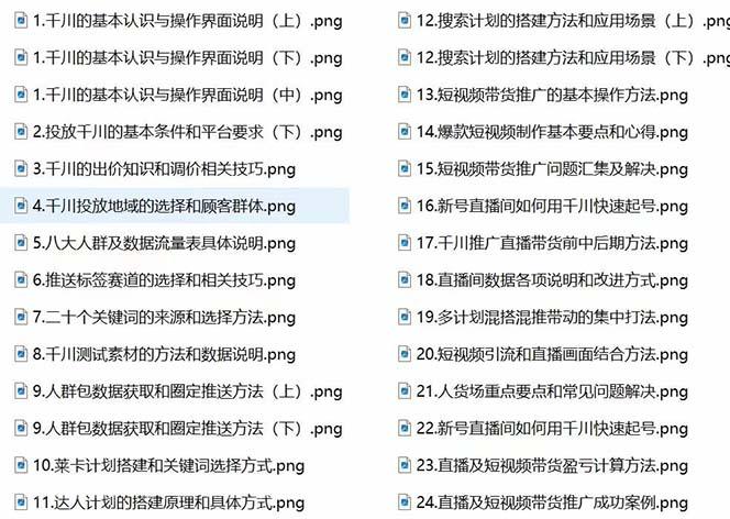 【第6913期】2023巨量千川小白到高手：推广逻辑 计划搭建 搭建思路等(教程+图文+配套)