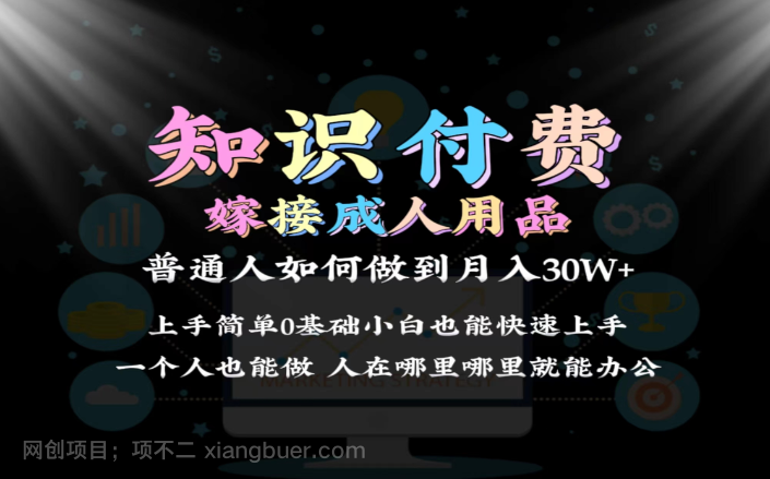 【第10607期】2024普通人做知识付费结合成人用品如何实现单月变现30w 保姆教学1.0