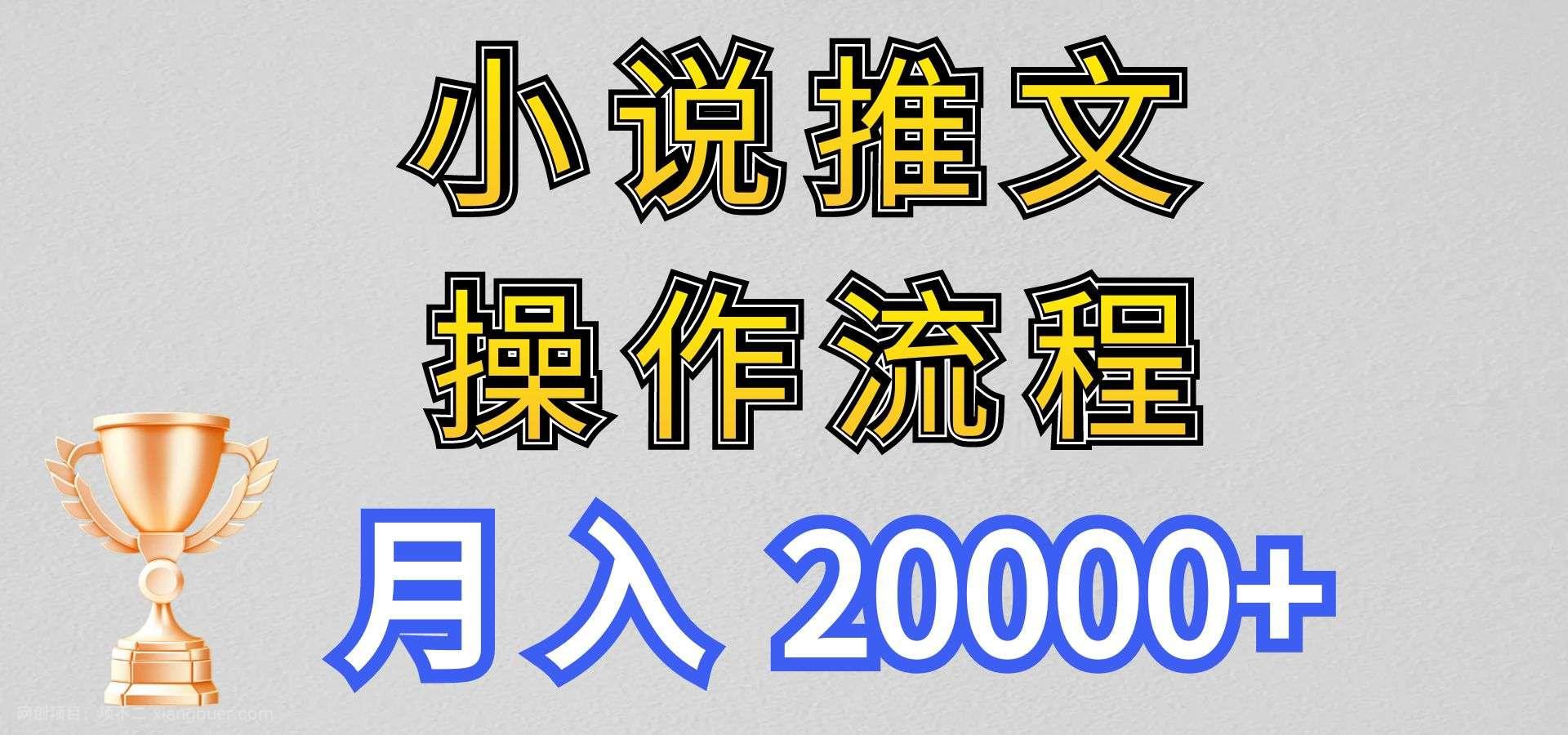  【第12134期】小说推文项目新玩法操作全流程，月入20000+，门槛低非常适合新手