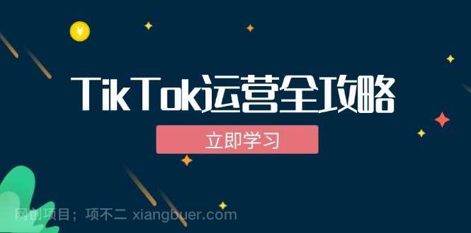 【第13732期】TikTok实战运营全攻略：从下载软件到变现，抖音海外版实操教程