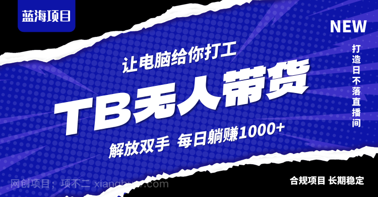 【第13735期】淘宝无人直播最新玩法，不违规不封号，轻松月入3W+ 