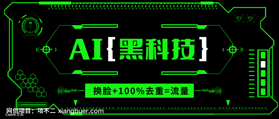 【第14938期】AI视频换脸软件，无缝衔接100%过原创技术，搬运打s粉必备