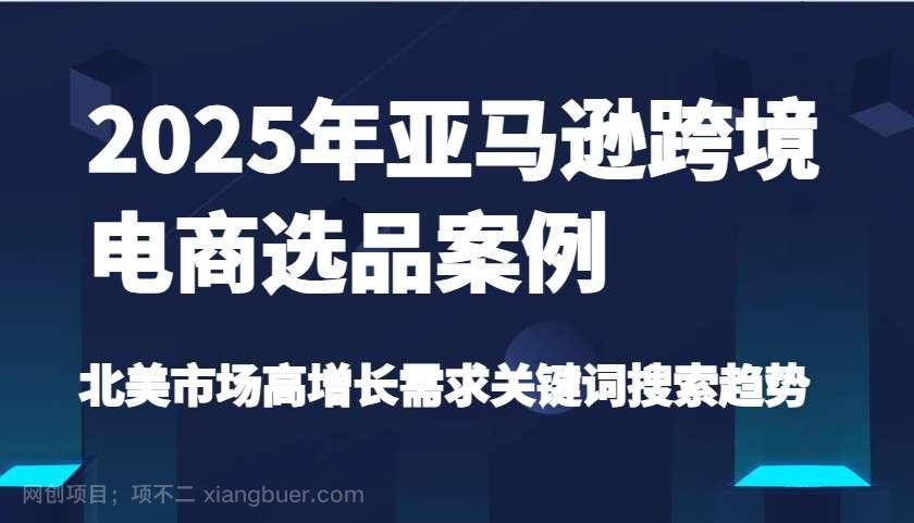 【第14243期】2025年亚马逊跨境电商选品案例-北美市场高增长需求关键词搜索趋势（更新) 